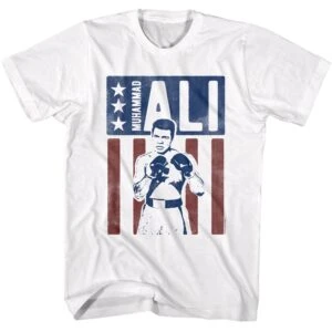 Muhammad Ali Star-Spangled Boxer Men’s T Shirt