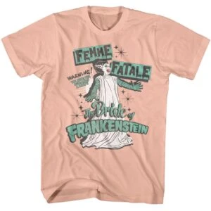 Bride of Frankenstein Femme Fatale Men’s T Shirt