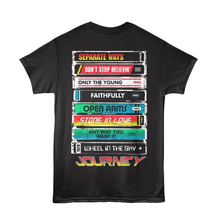 Journey Tape Deck Hits Men’s T Shirt