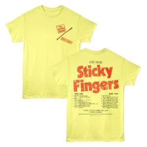 Rolling Stones Sticky Fingers Track List Men’s T Shirt