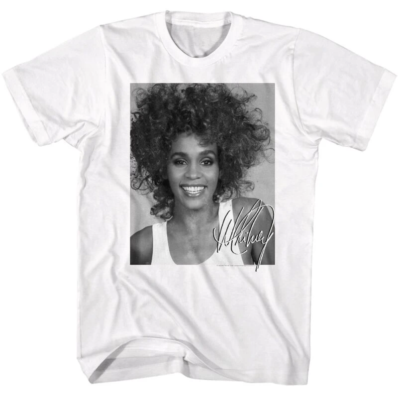 Whitney Houston Signature Album Men’s T Shirt