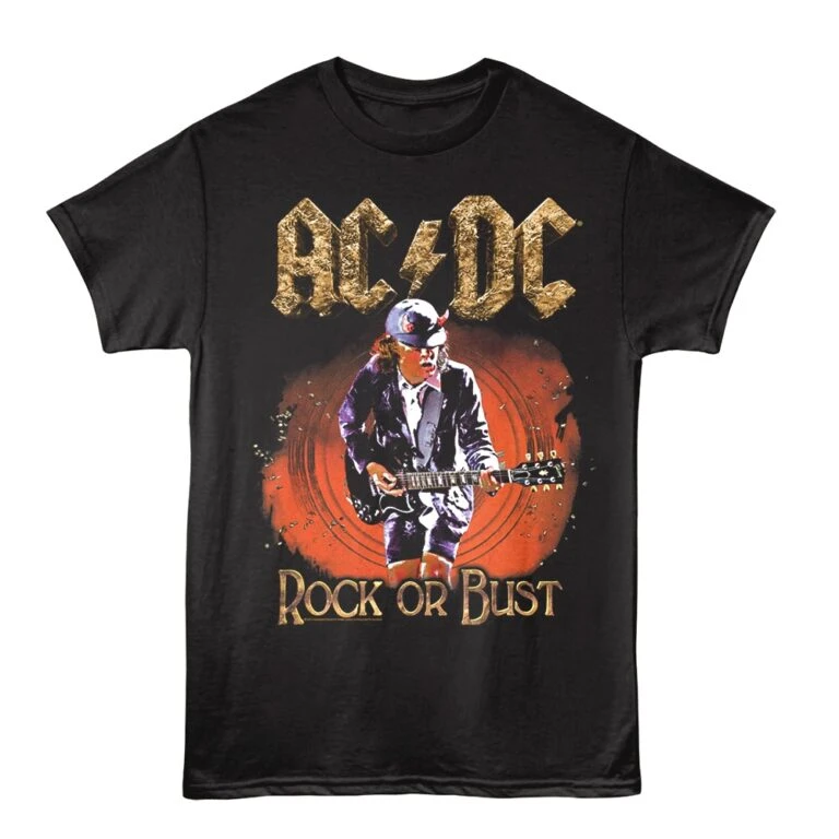 ACDC Rock or Bust World Tour Men’s T Shirt
