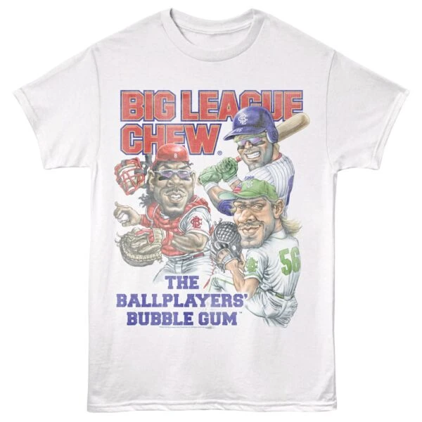 Big League Chew Ballplayers Bubble Gum Men’s T Shirt