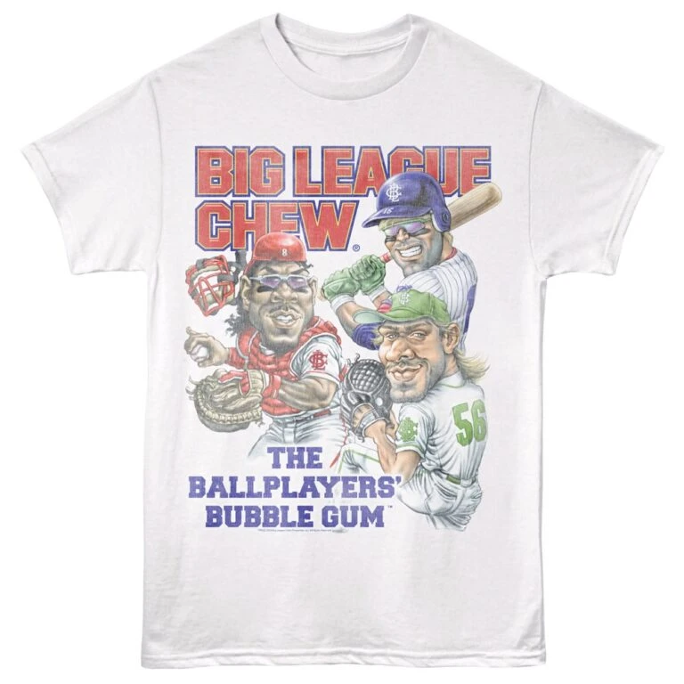 Big League Chew Ballplayers Bubble Gum Men’s T Shirt