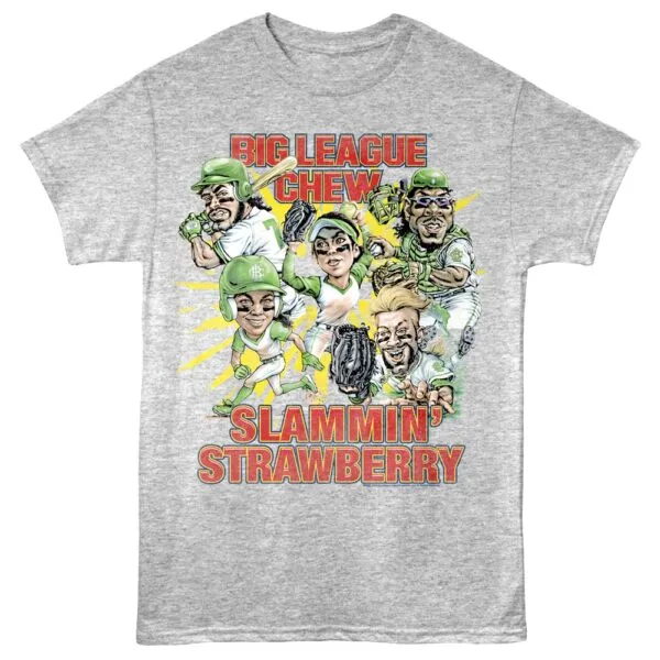 Big League Slammin Strawberry Men’s T Shirt