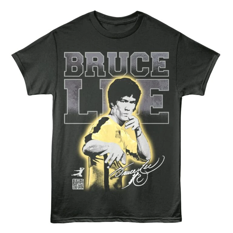 Bruce Lee The Dragon Glow Men’s T Shirt