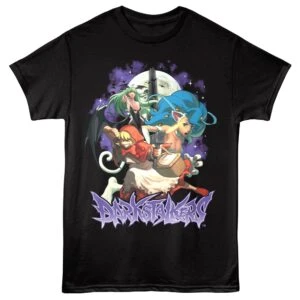 Darkstalkers Morrigan Felicia and BB Hood Men’s T Shirt