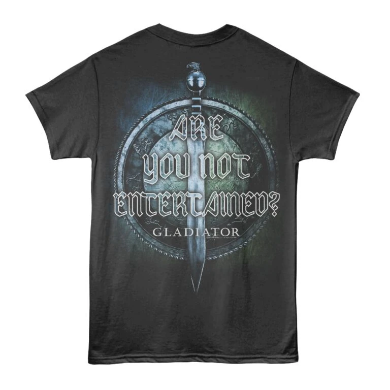 Gladiator Are You Not Entertained Helmet Men’s T Shirt