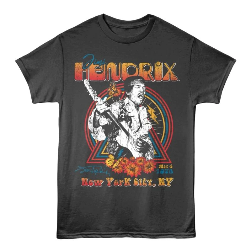 Jimi Hendrix New York 1970 Men’s T Shirt