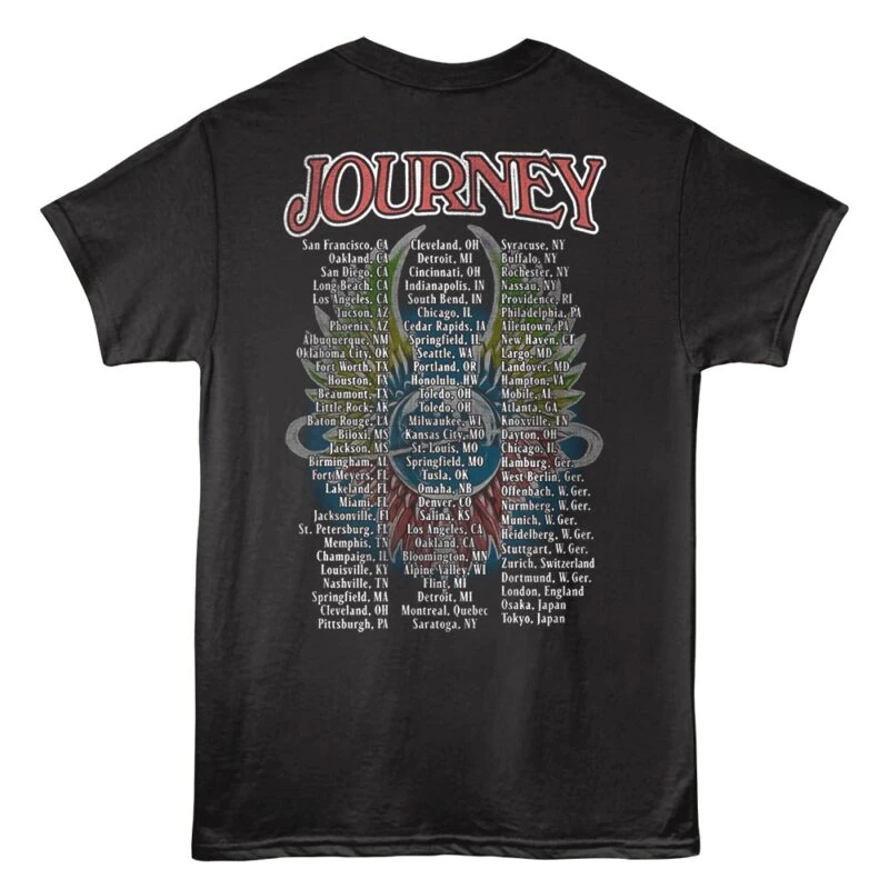 Journey Evolution Tour 79 Listings Men’s T Shirt