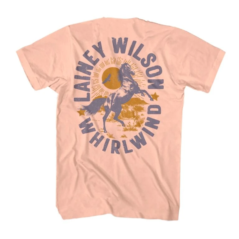 Lainey Wilson Whirlwind Horse Men’s T Shirt