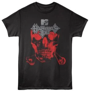 MTV Headbangers Ball Red Skull Men’s T Shirt