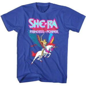 She-Ra Princess of Power on Swiftwind Men’s T Shirt