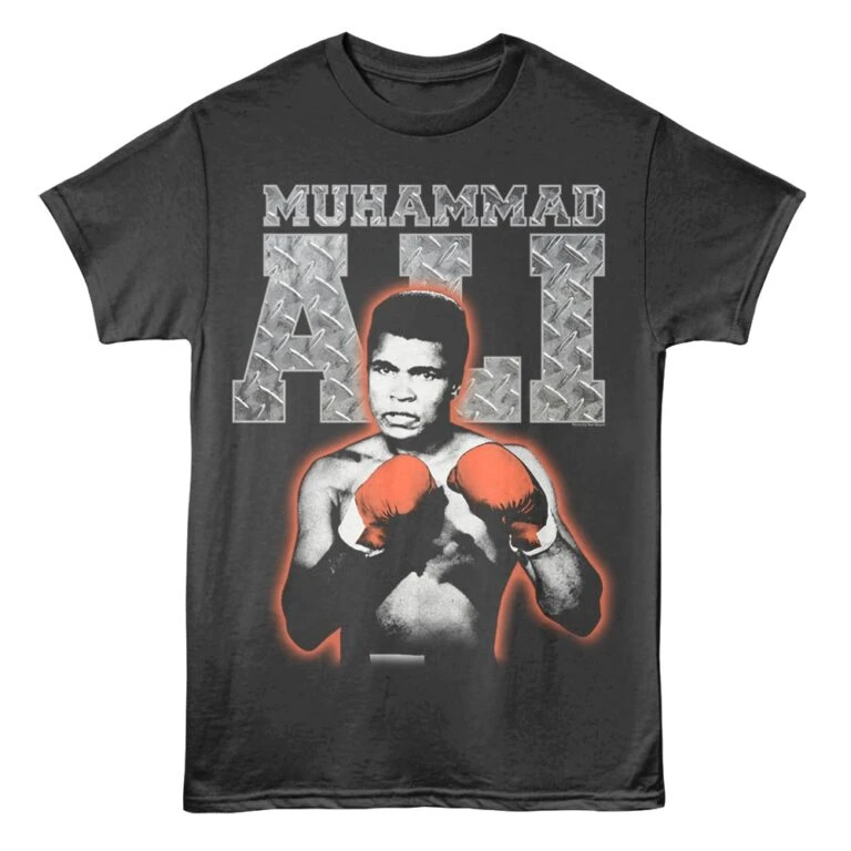 Muhammad Ali Metal Great Men’s T Shirt Front