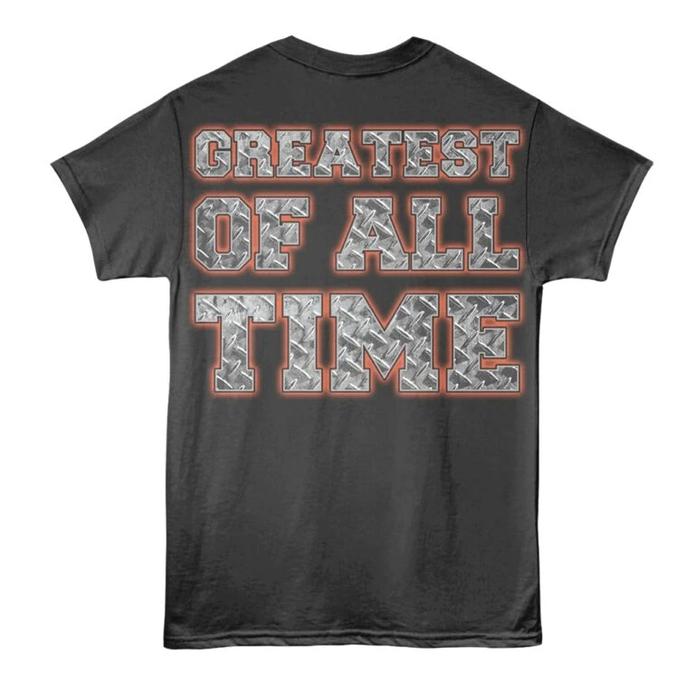 Muhammad Ali Metal Great Men’s T Shirt Bakc