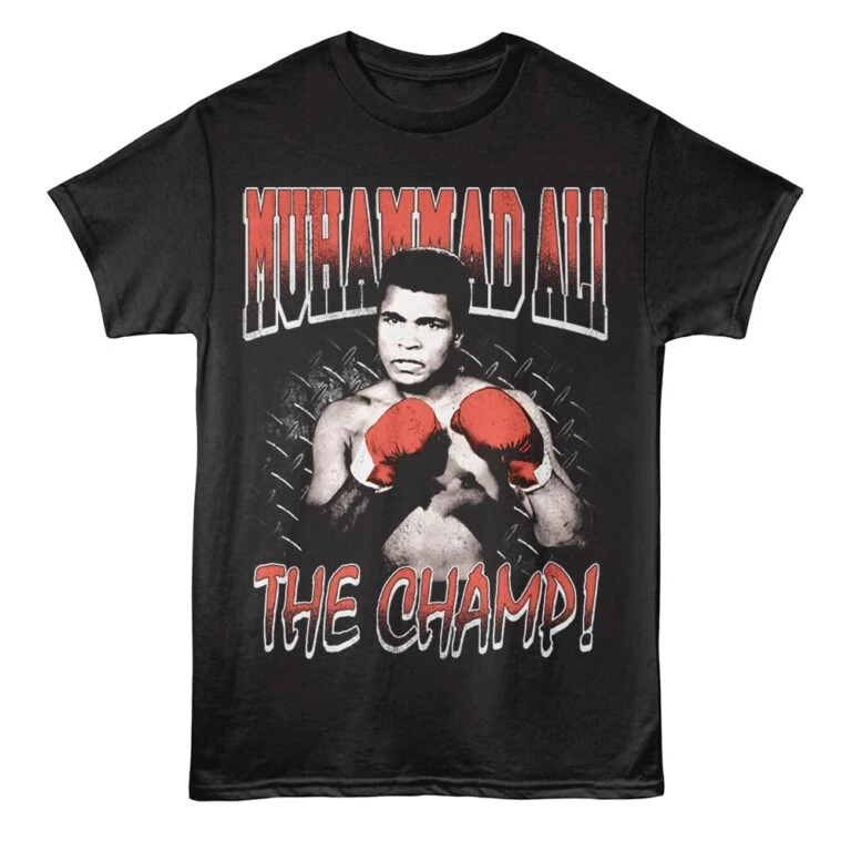 Muhammad Ali The Champ Fight Tour Men’s T Shirt Front