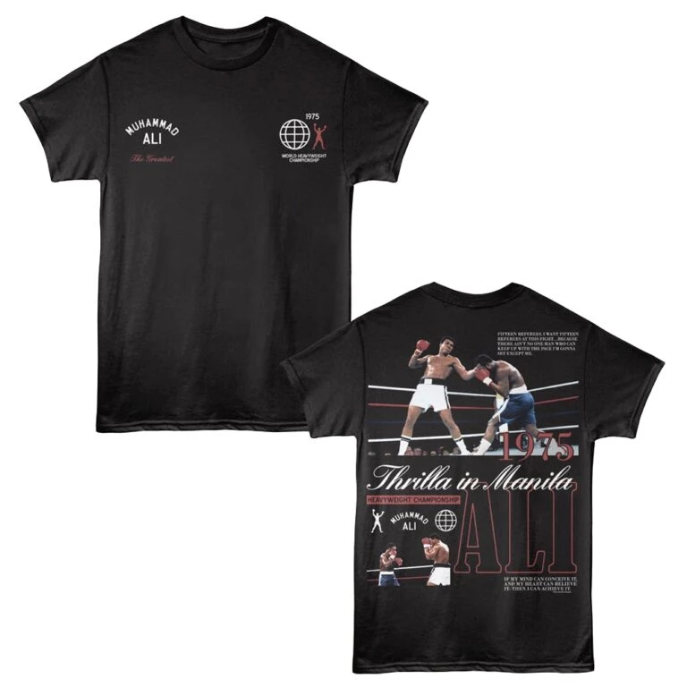 Muhammad Ali Thrilla in Manila Championship Men’s T Shirt BOTH