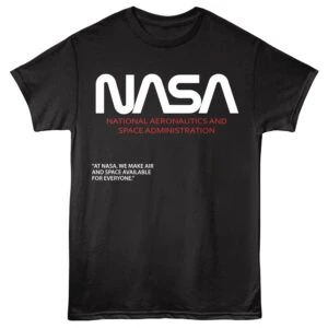NASA Space Available For Everyone Men’s T Shirt