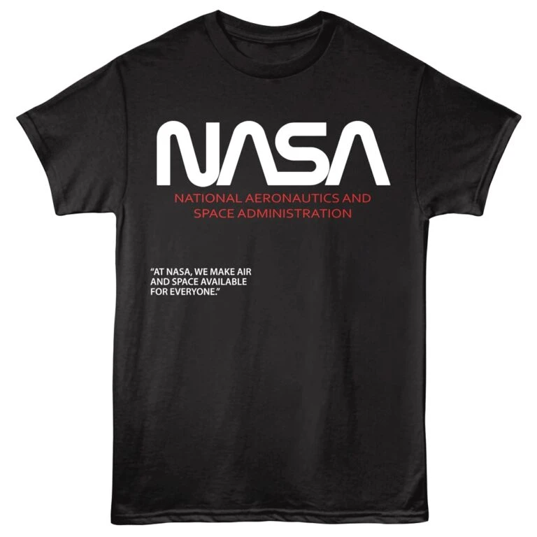NASA Space Available For Everyone Men’s T Shirt