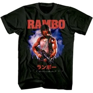 Rambo First Blood Japanese Poster Men’s T Shirt