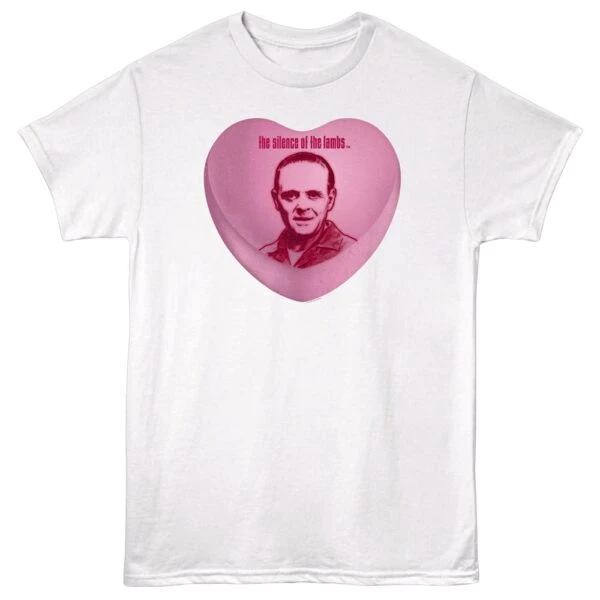 Silence of the Lambs Hannibal Candy Heart Men’s T Shirt