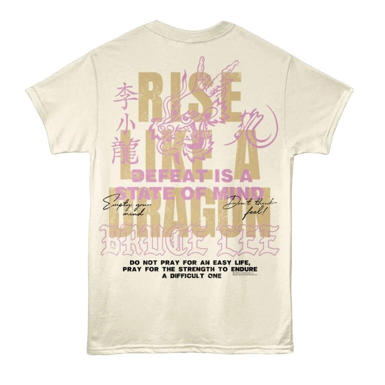 Bruce Lee Rise Like a Dragon Men's T Shirt