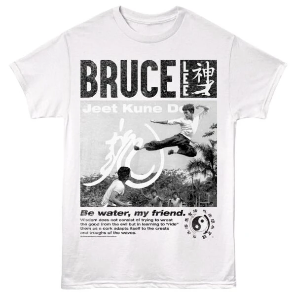 Bruce Lee Flying Wisdom Men’s T Shirt