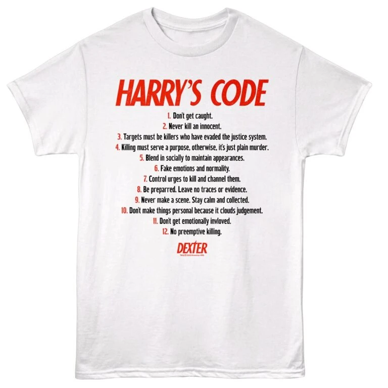 Dexter Harry’s Code Men’s T Shirt
