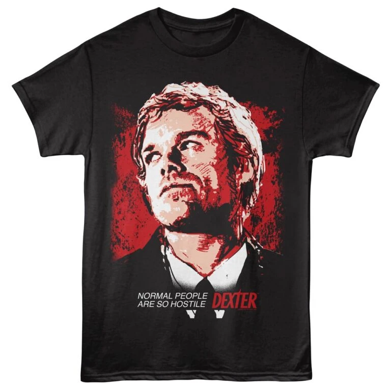 Dexter Hostile People Men’s T Shirt