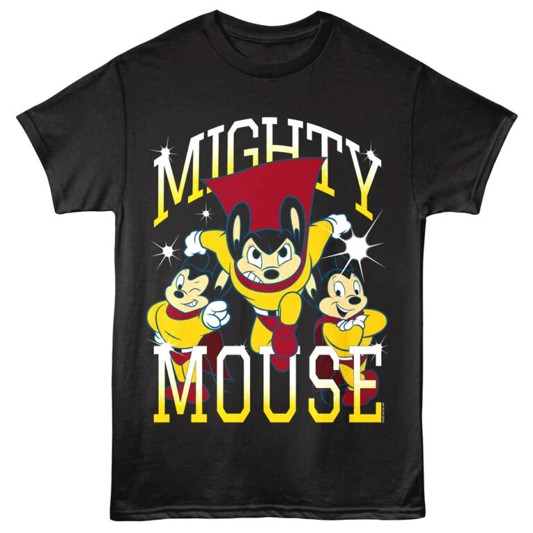 Mighty Mouse Triple Threat Men’s T Shirt