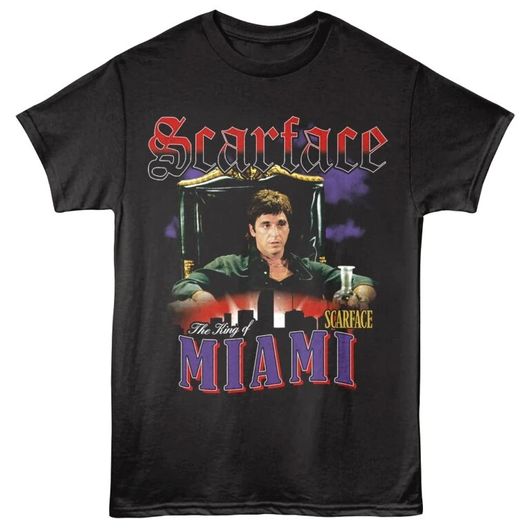 Scarface the King of Miami Men's T Shirt