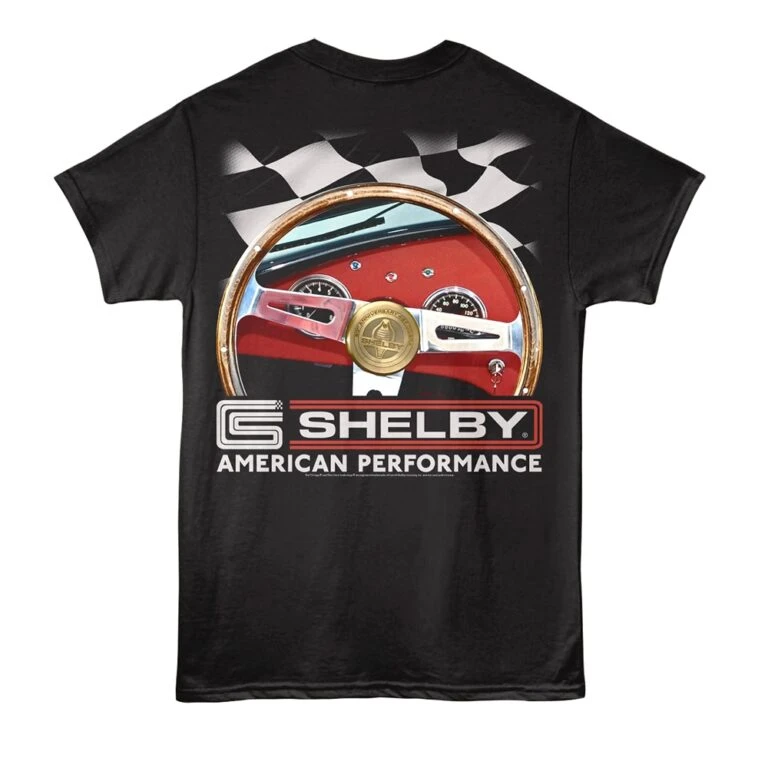 Shelby American Performance Steering Wheel Men’s T Shirt