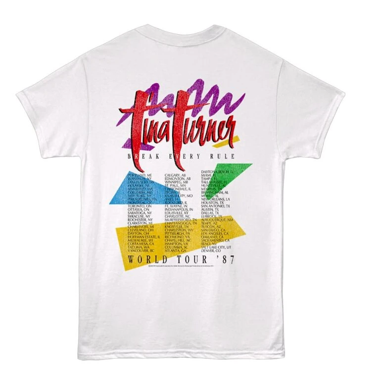 Tina Turner Break Every Rule Tour 87 Men's T Shirt