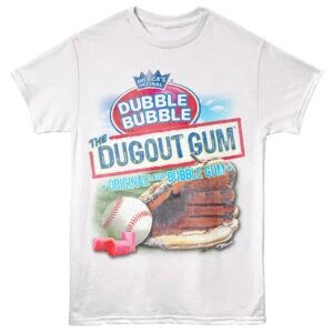 Tootsie Roll Mens tshirt The Dugout Gum White