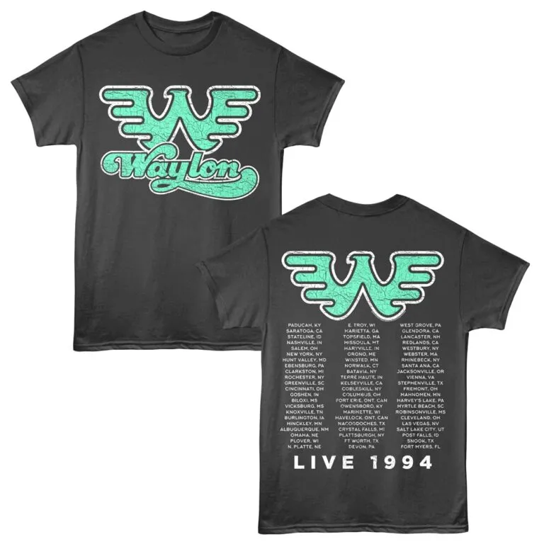 Waylon Jennings Live Tour 1994 Men’s T Shirt