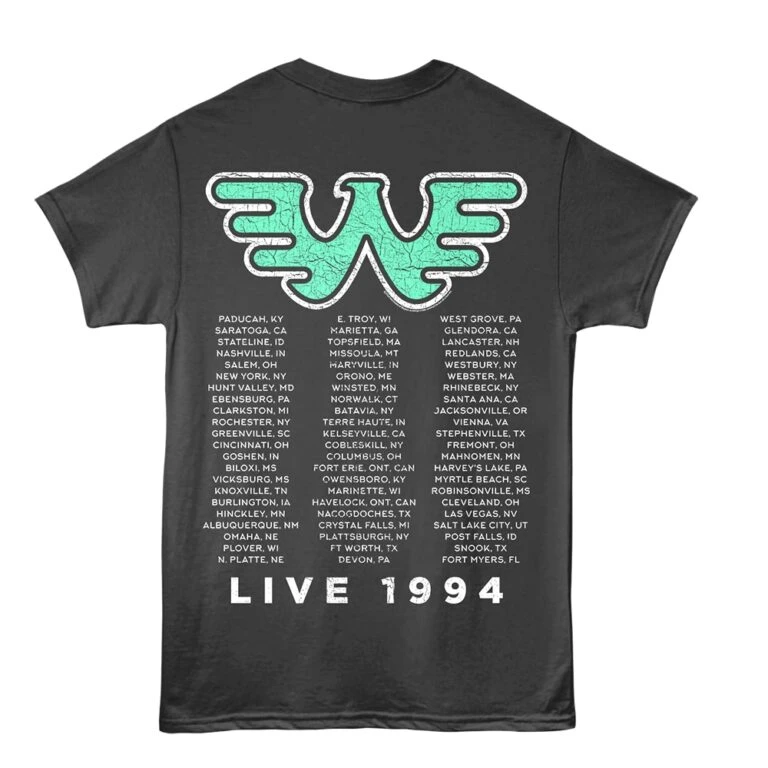 Waylon Jennings Live Tour 1994 Men’s T Shirt