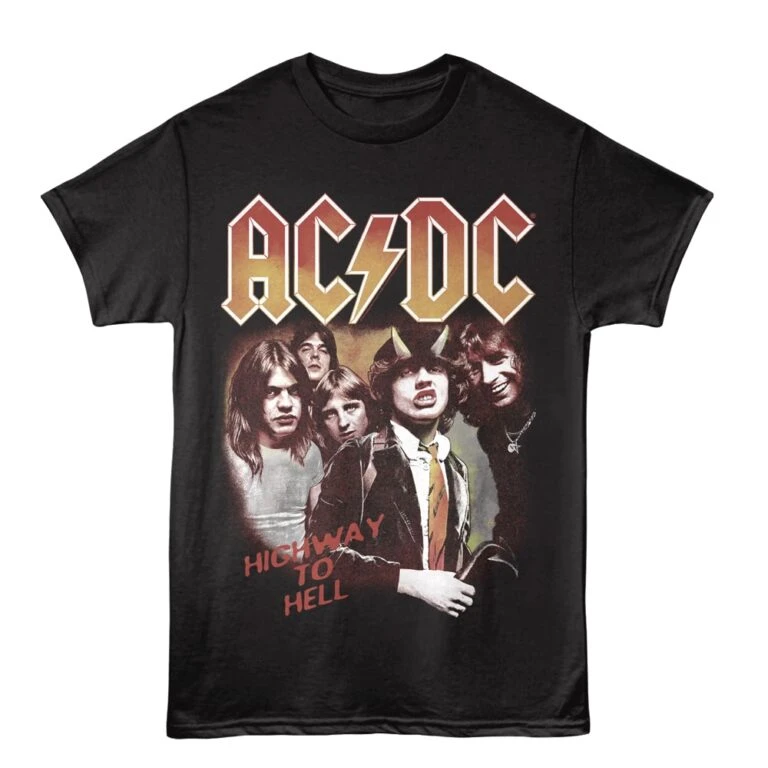 ACDC Highway to Hell Tracklist Men's T Shirt