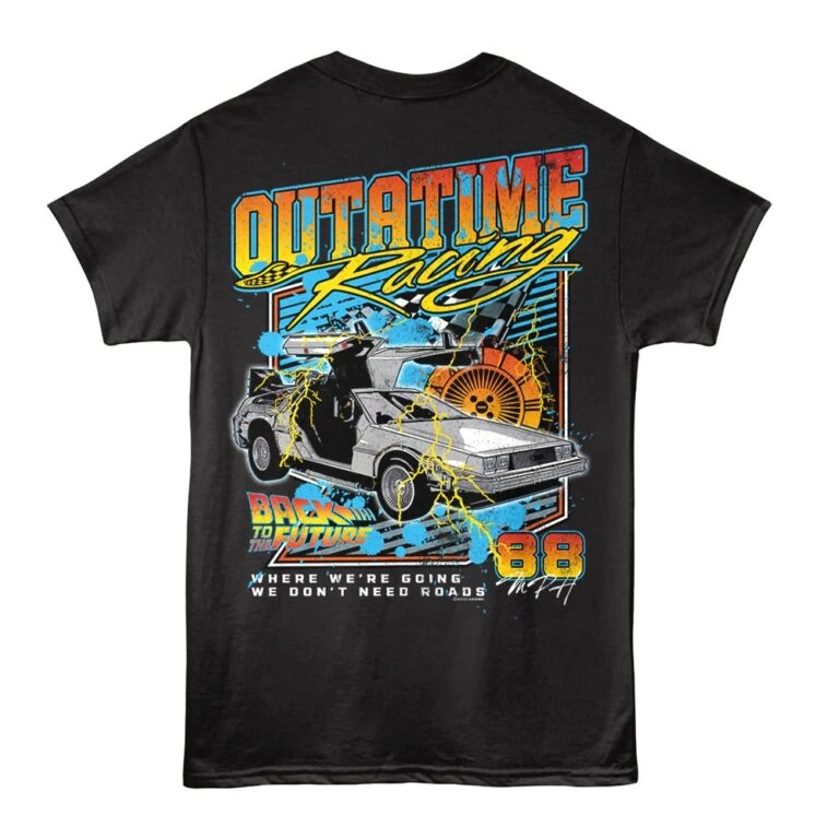 Back to the Future Outatime Racing 88 Men's T Shirt