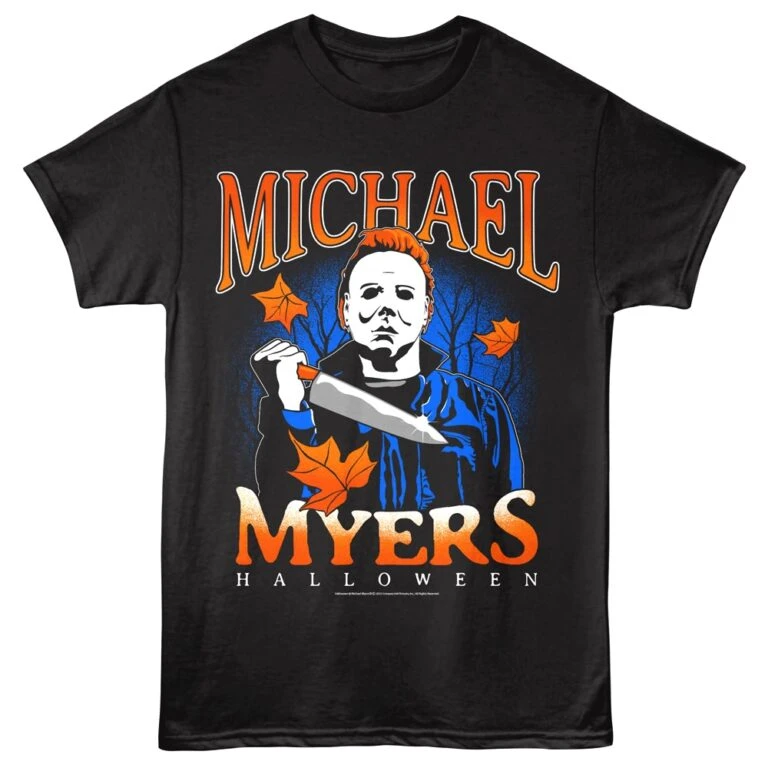 Halloween Michael Myers Fall Foliage Men's T Shirt