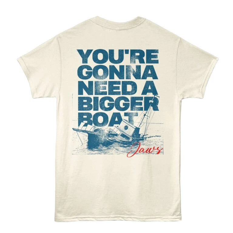 Jaws Bigger Boat Needed Men's T Shirt