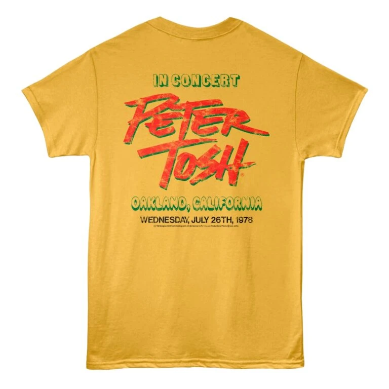 Peter Tosh In Concert Oakland 78 Men's T Shirt