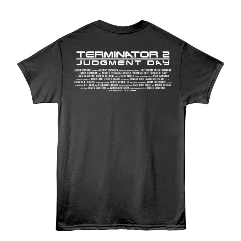 Terminator 2 T2 Credits Men's T Shirt