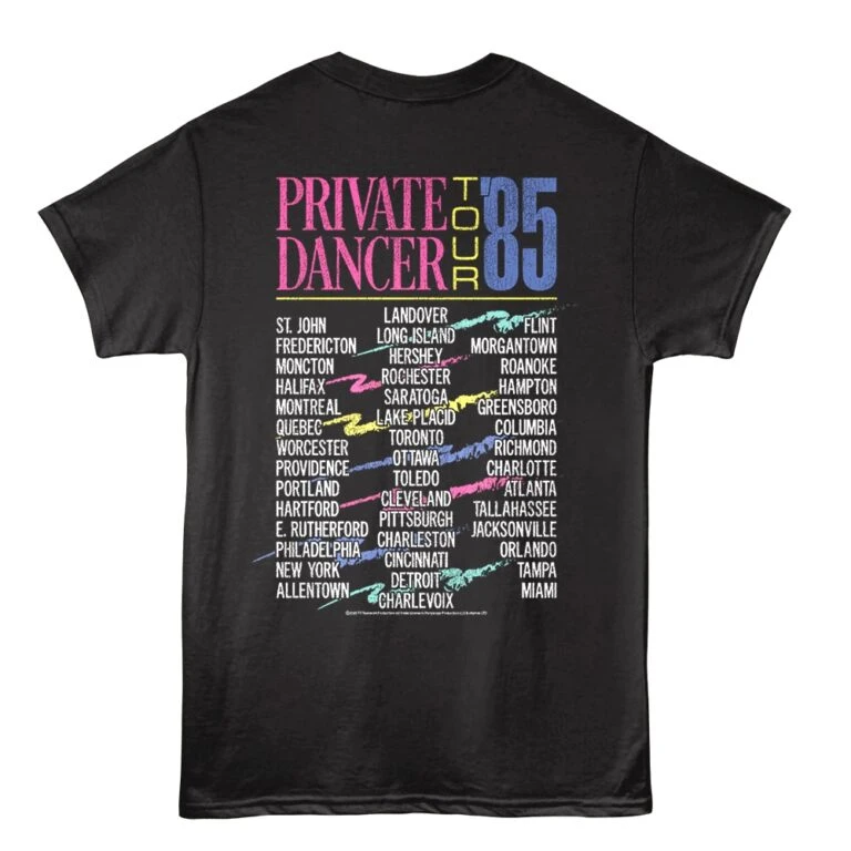 Tina Turner Private Dancer Tour 85 Men's T Shirt