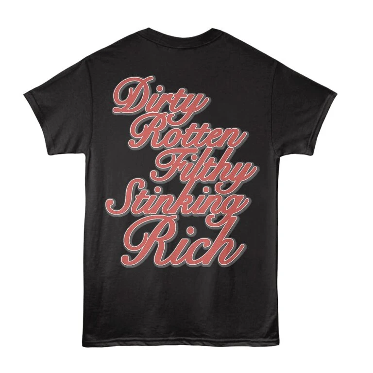 Warrant Dirty Rotten Filthy Stinking Rich Band Men's T Shirt