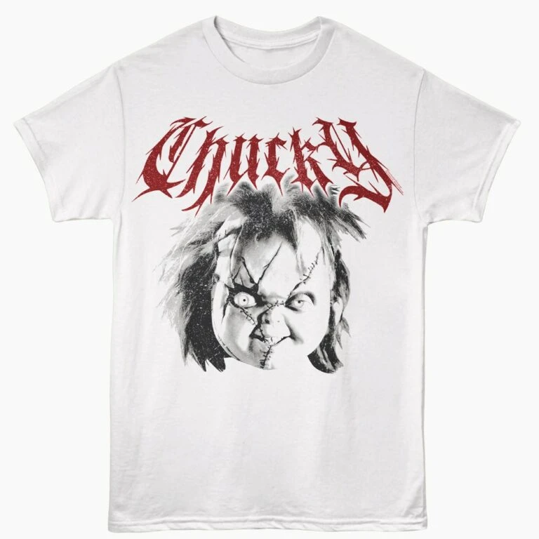 Chucky Face of an Angel Men's T Shirt White