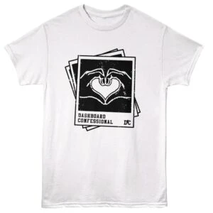 Dashboard Confessional Hands Down Men's T Shirt White