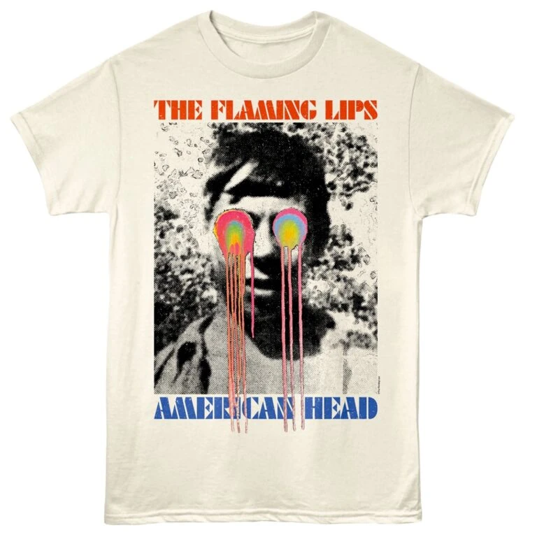 Flaming Lips American Head Album Men's T Shirt Ivory