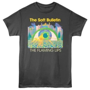 Flaming Lips Soft Bulletin Men's T Shirt Charcoal