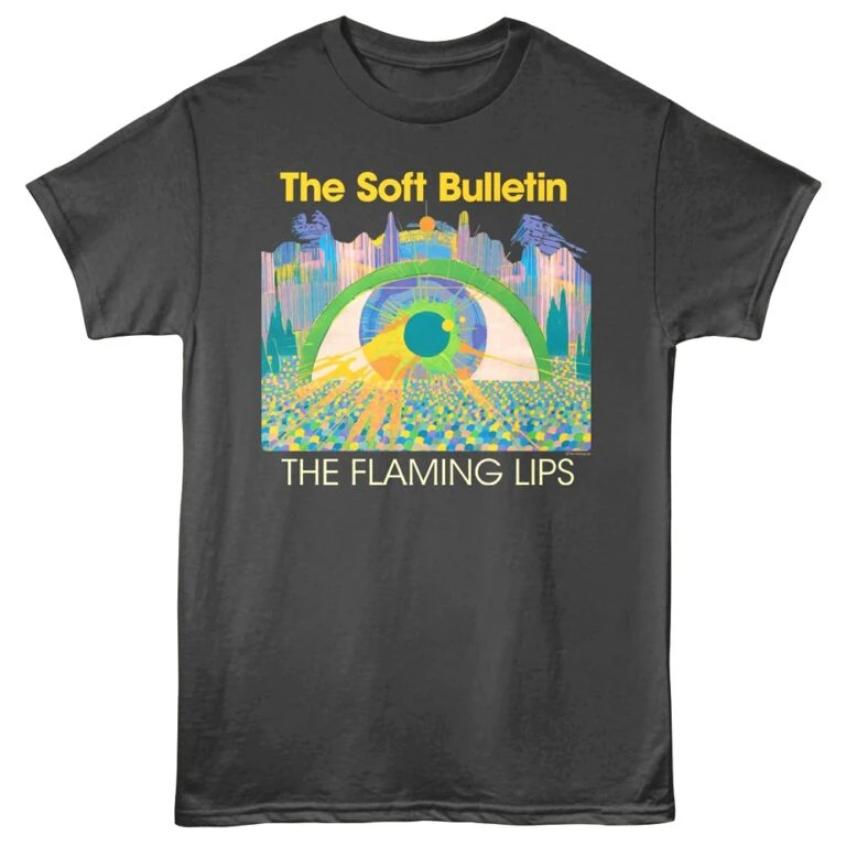 Flaming Lips Soft Bulletin Men's T Shirt Charcoal