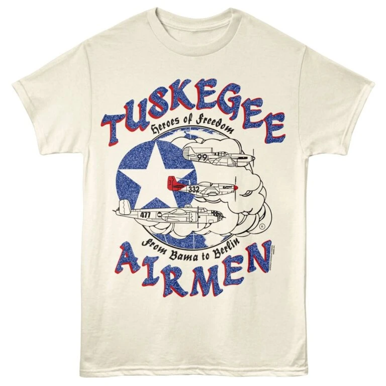 Tuskegee Airmen Bama to Berlin Men's T Shirt Ivory